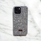 Luxury Glitter Silver Swarovski Case for iPhone | Sparkling Protective Cover